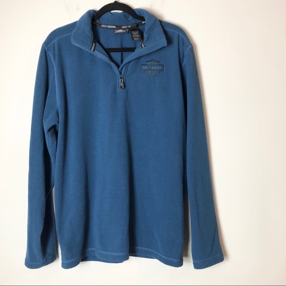 Harley-Davidson Other - Harley Davidson Blue Fleece Pullover